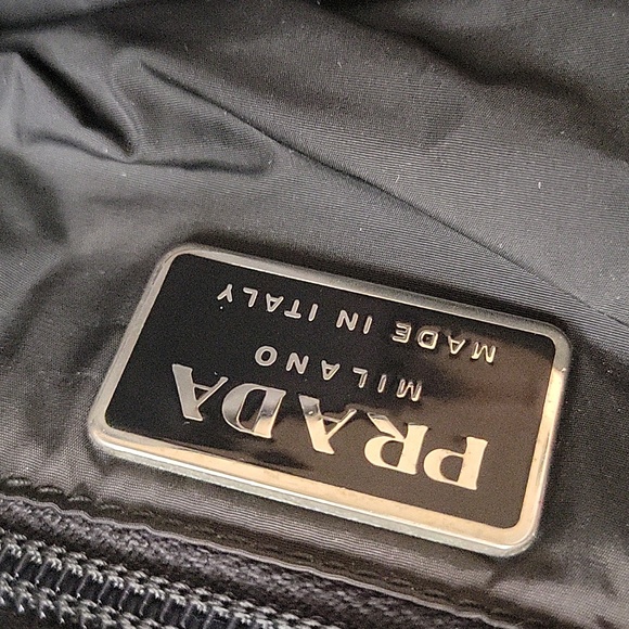 Prada cross body backpack brief case bag authentic - Picture 5 of 11